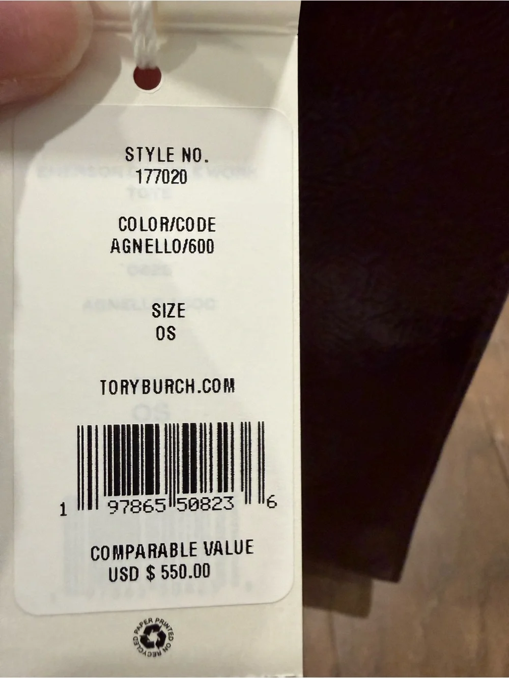 Tory Burch Patent Leather Shoulder Tote in Deep Burgundy